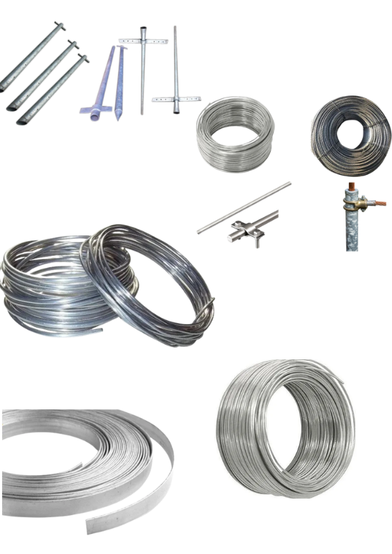 Aluminium Earthing Rod And Wire
