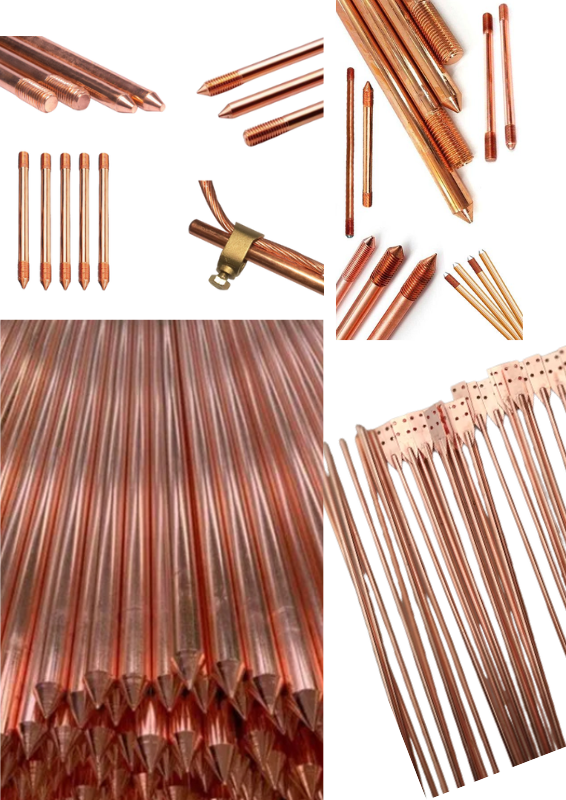 Copper Bonded Earthing Rod And Wire 1