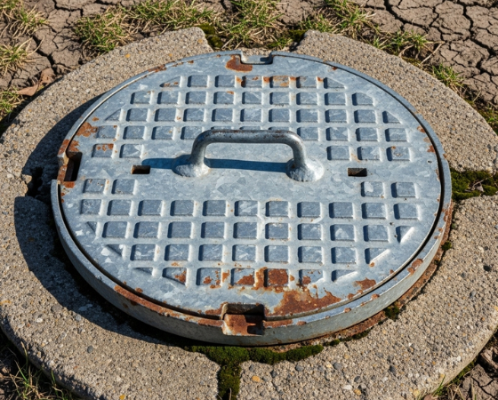 Galvanized Earthpit Manhole